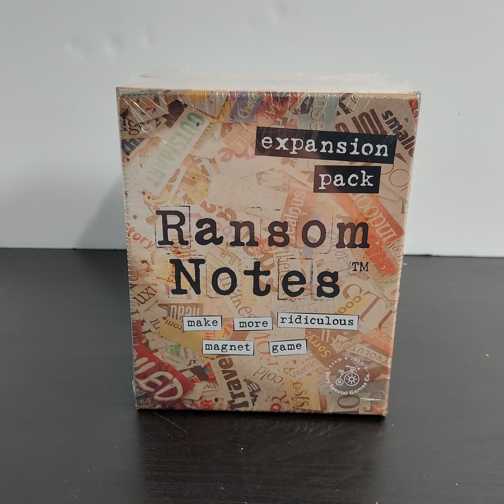Charty Party Ransom Notes‎ Bundle Pack Word Magnet Party Game Base + Expansion